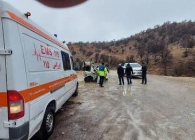 شاخ به شاخ شدن پژو با سمند یک فوتی و 6 مصدوم برجای گذاشت